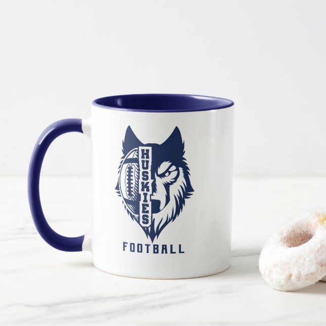 Taza de café Huskies (Con donut)