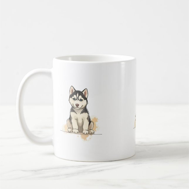 Taza De Café husky (Izquierda)