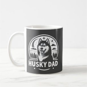 Taza De Café Husky Dad Gige Dog Owner Siberian Huskies Padre