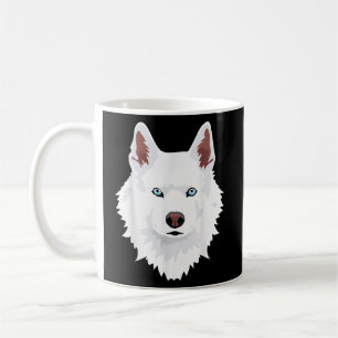Taza De Café Husky - Husky siberiano - Perro de nieve blanco