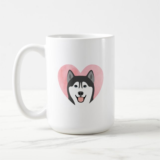 Taza De Café Husky Mugs (Izquierda)
