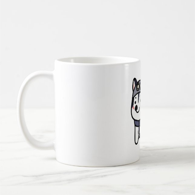 Taza De Café Husky Pilot Dog Lover Malamute (Izquierda)