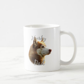Taza De Café Husky siberiano (rojo) papá 2