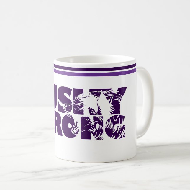Taza De Café Husky Strong Coffee Mug (Anverso derecho)