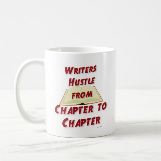 Taza De Café Hustle Por Capítulo Un Autor Motivacional Diciendo (Izquierda)