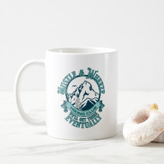 Taza De Café Hustle & Wheeze Hiking Club 