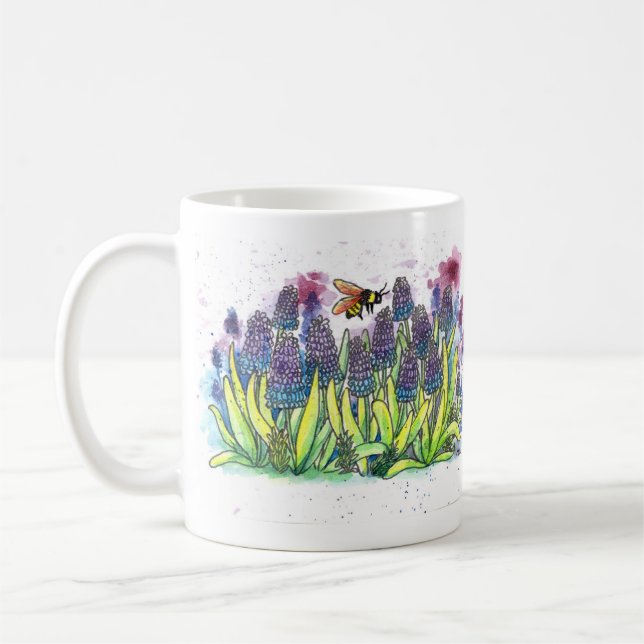 Taza De Café Hyacinth de uva (Izquierda)