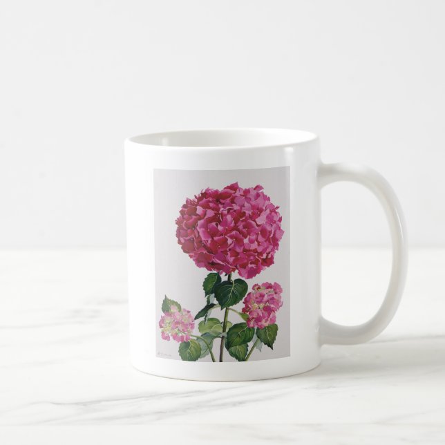 Taza De Café Hydrangea (Derecha)