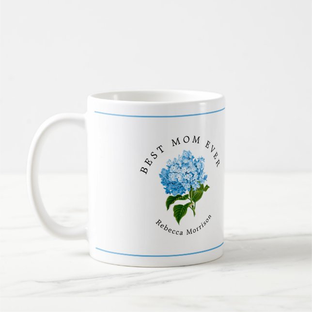 Taza De Café Hydrangea azul Gran milenio (Izquierda)