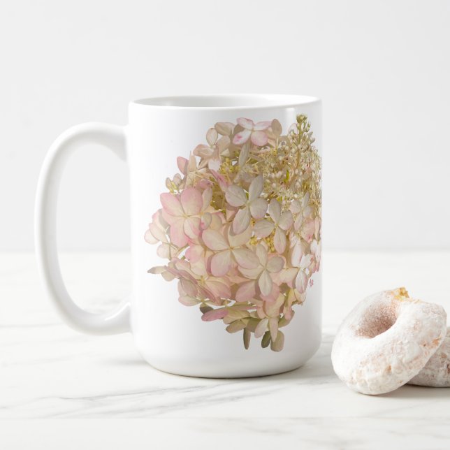 Taza De Café Hydrangea Mug (Con donut)