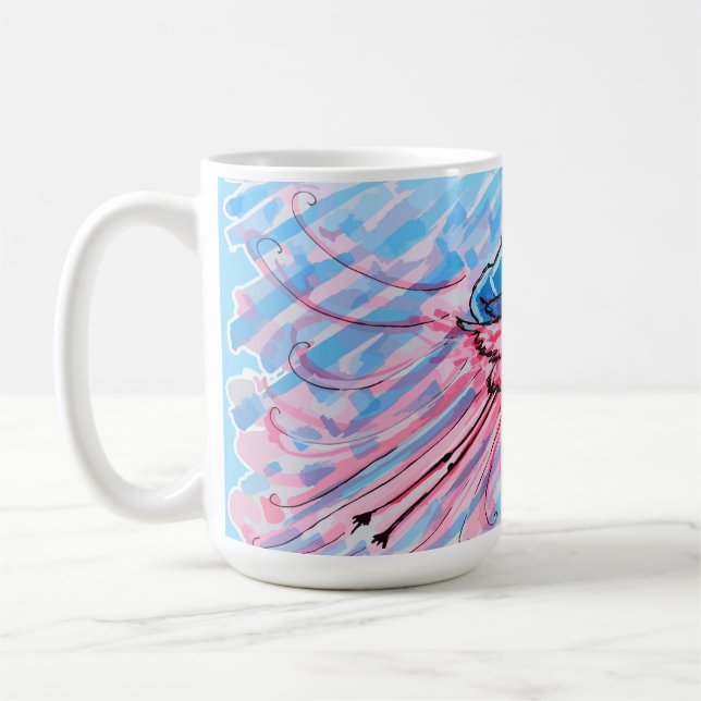 Taza De Café Hydrated Flamingo (Izquierda)