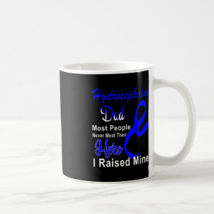 Taza De Café Hydrocephalus Awareness Dad Blue Ribbon Father Sup
