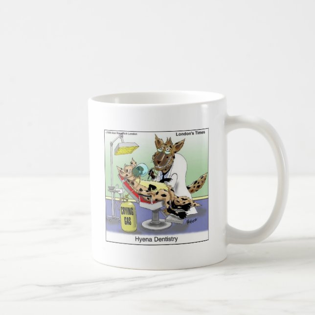 Taza De Café Hyena Dentistry Graciosos Regalos, Tees & Collecti (Derecha)
