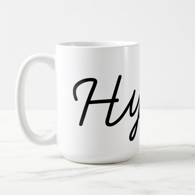 Taza De Café Hygge Black Elegant (Izquierda)