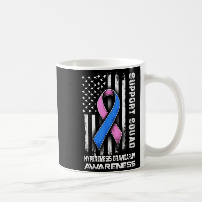 Taza De Café Hyperemesis Awareness Gravidarum Squad Support Jok (Derecha)