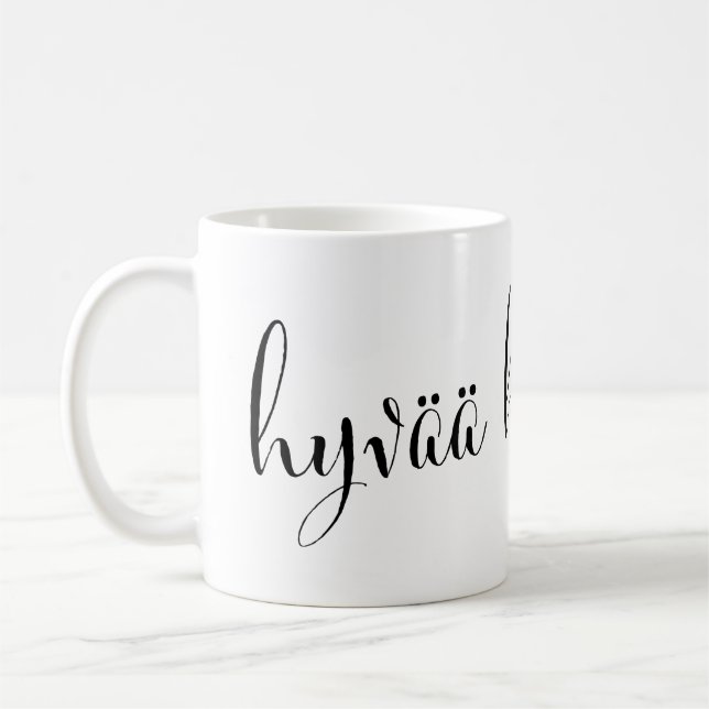 Taza De Café hyvää huomenta Buenos días Mug finlandés (Izquierda)
