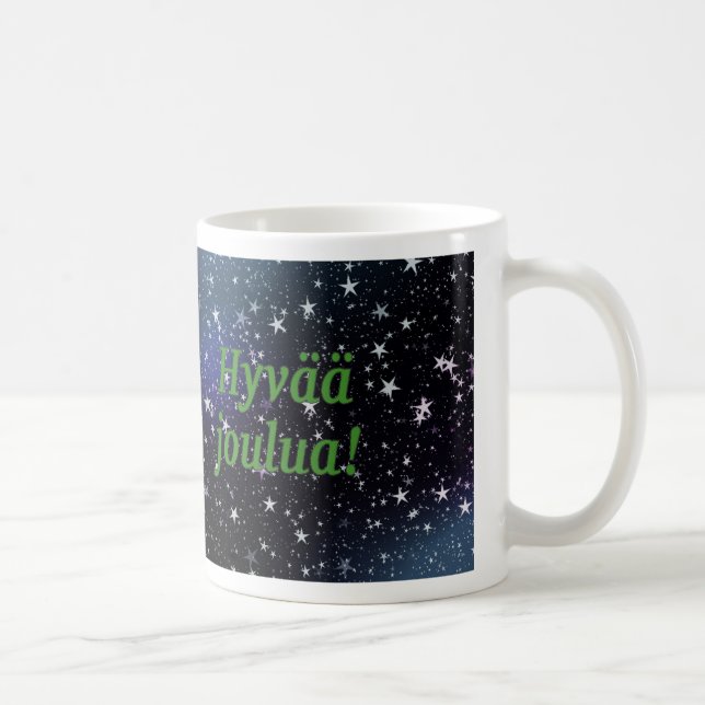 Taza De Café ¡Hyvää joulua! Feliz Navidad en finlandés (Derecha)