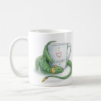 Taza De Café I <3 Dragones Mug