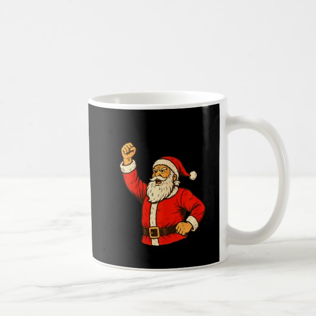 Taza De Café I Am Santifa Santa Claus Anti Fascism Christmas Au (Derecha)