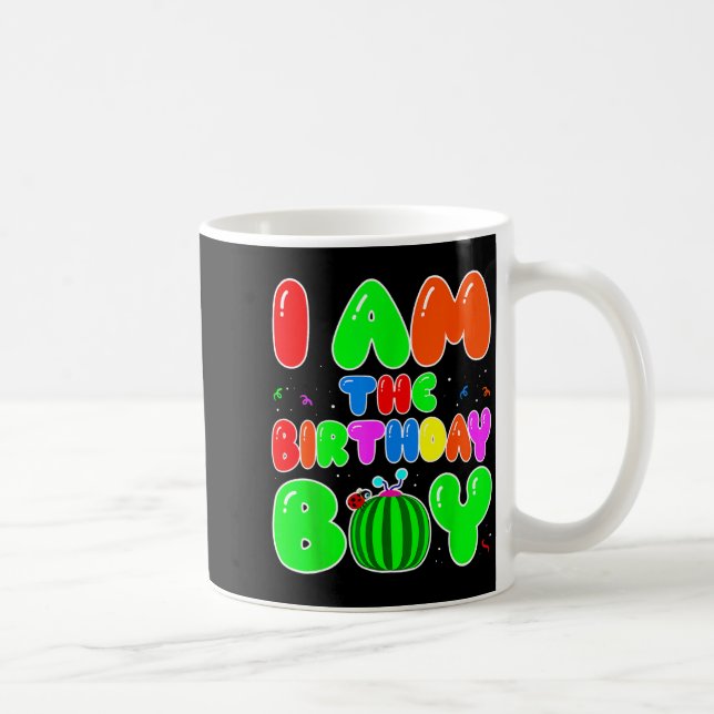 Taza De Café I Am The Birthday Boy Funny Watermelon Birthday Fa (Derecha)