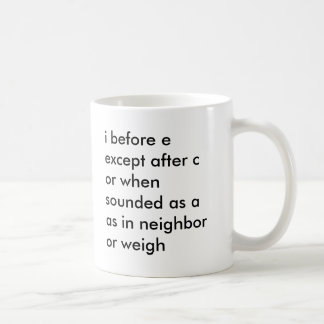 Taza De Café i antes de e