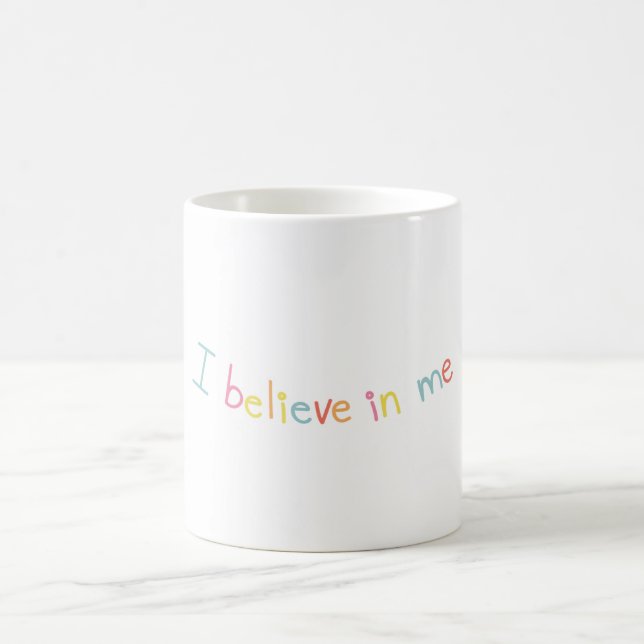 Taza De Café I Believe In Me Motivational Quote Coffee Mug (Centro)