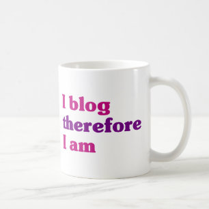 Taza De Café I blog por lo tanto estoy