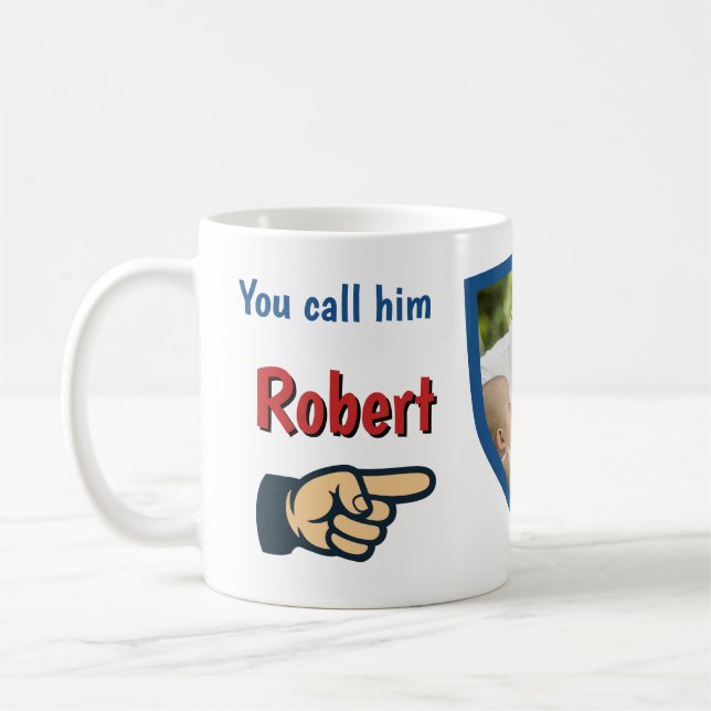 Taza De Café I call him World's Best Dad custom  (Izquierda)