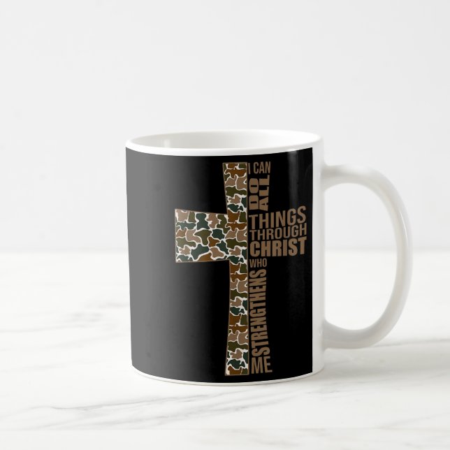 Taza De Café I Can Do All Things Through Christ Who Strengthens (Derecha)