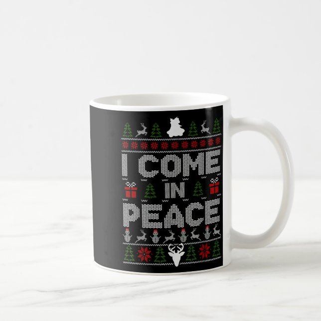 Taza De Café I Come In Peace - I'm Peace Couple Matching Ugly C (Derecha)