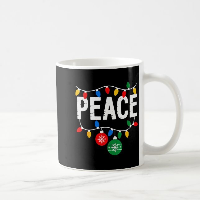 Taza De Café I Come In Peace Matching Family Christmas Couple  (Derecha)