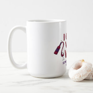 Taza De Café I Cook With Wine Funny Kitchen Humor Coffee Mug