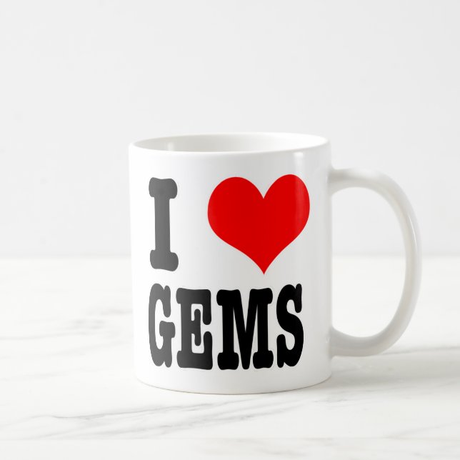 TAZA DE CAFÉ I CORAZÓN (AMOR) GEMAS (Derecha)