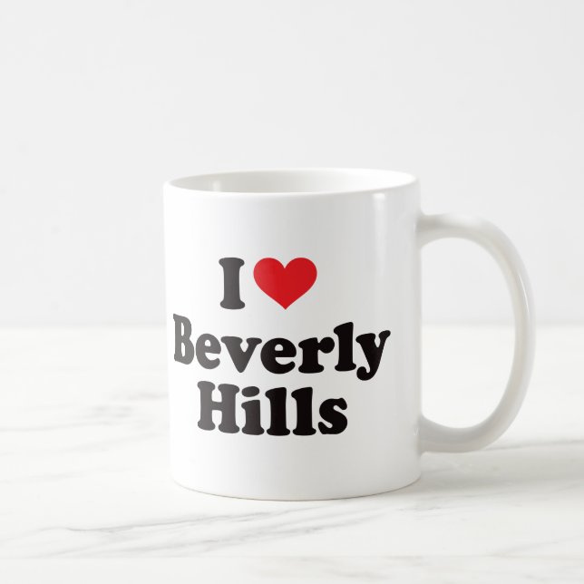 Taza De Café I corazón Beverly Hills (Derecha)
