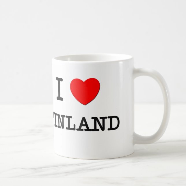 TAZA DE CAFÉ I CORAZÓN FINLANDIA (Derecha)