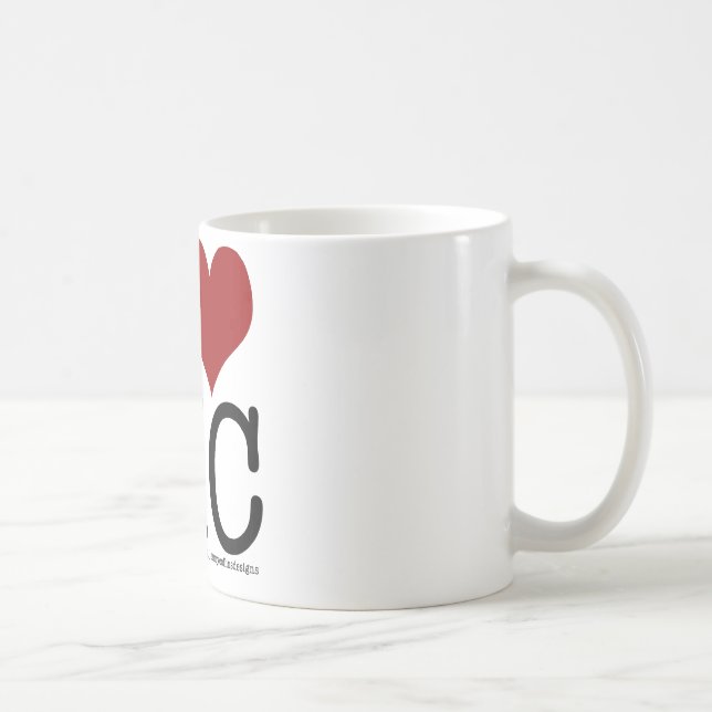 TAZA DE CAFÉ I CORAZÓN KC (Derecha)