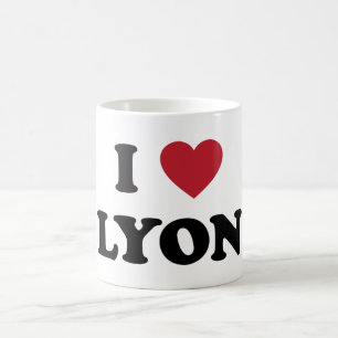 Taza De Café I corazón Lyon Francia