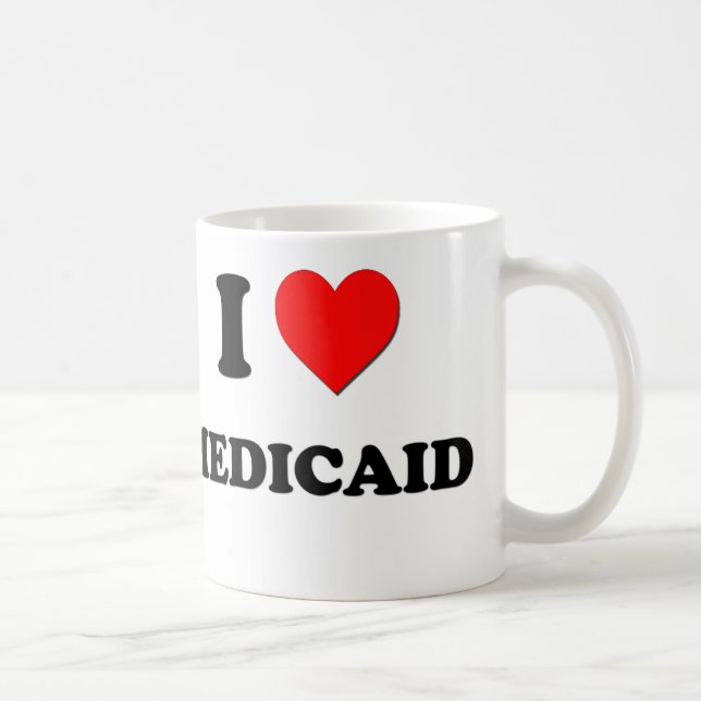 Taza De Café I corazón Medicaid (Derecha)