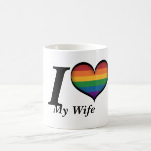 Taza De Café I corazón mi esposa