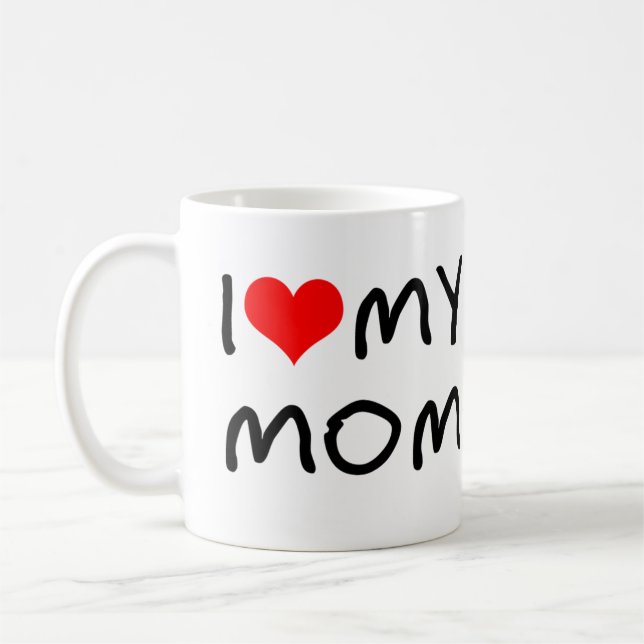 Taza De Café I corazón mi mamá (Izquierda)