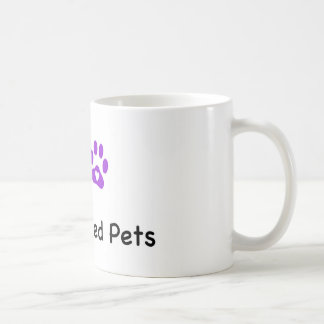 Taza De Café I corazón mis mascotas rescatados