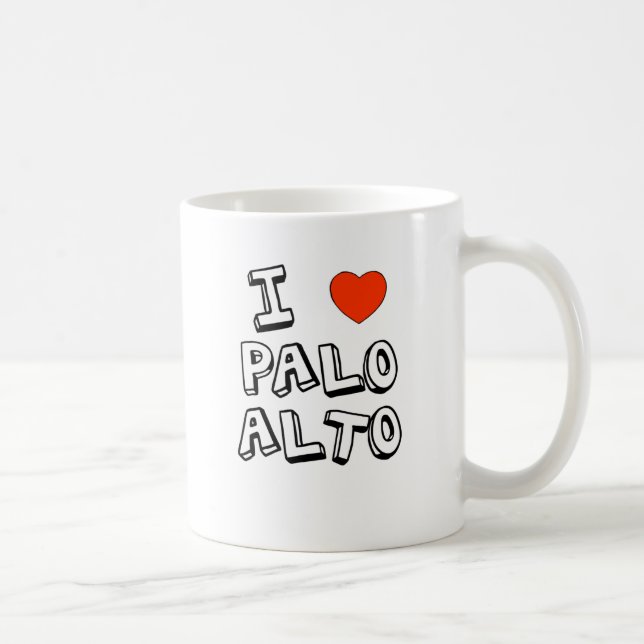 Taza De Café I corazón Palo Alto (Derecha)
