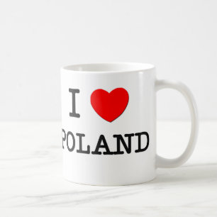 TAZA DE CAFÉ I CORAZÓN POLONIA