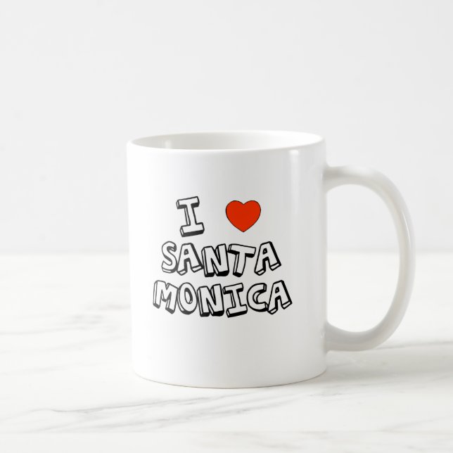 Taza De Café I corazón Santa Mónica (Derecha)