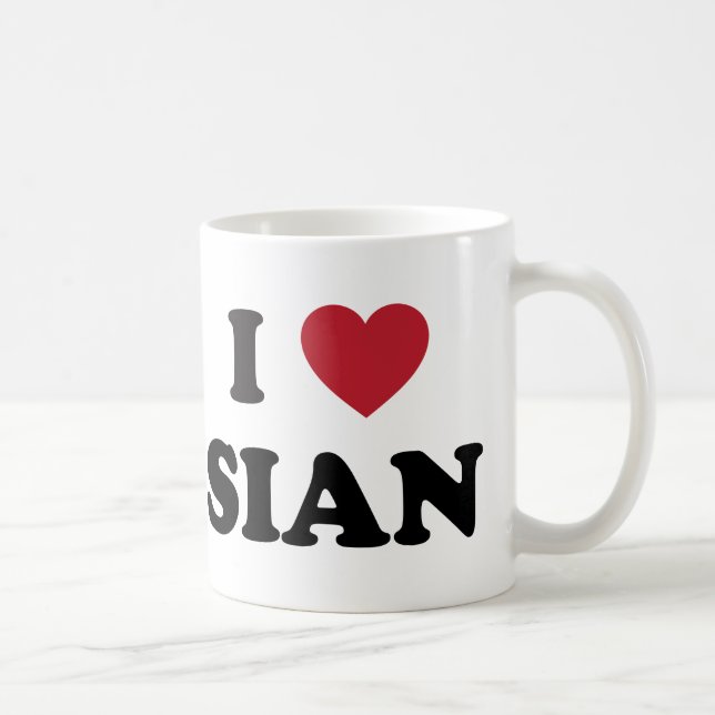 Taza De Café I corazón Sian China (Derecha)