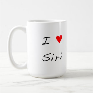 Taza De Café I corazón Siri