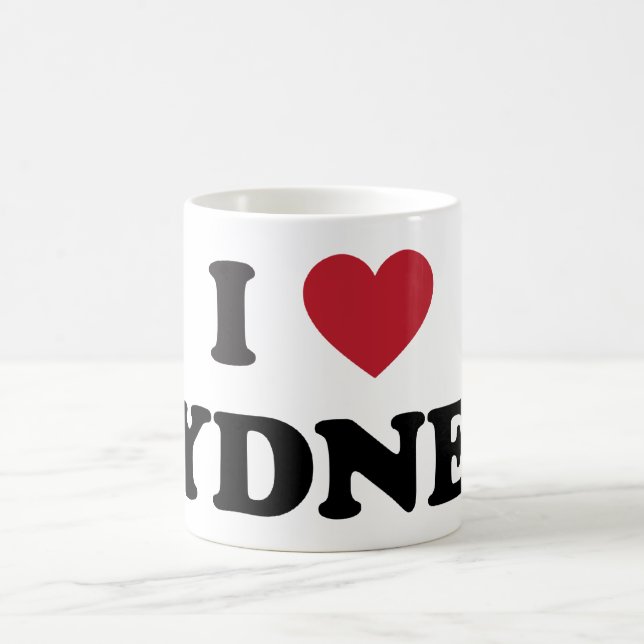 Taza De Café I corazón Sydney Australia (Centro)