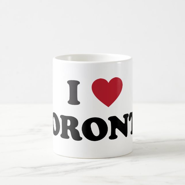 Taza De Café I corazón Toronto Canadá (Centro)