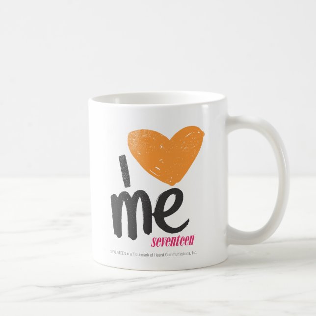 Taza De Café I corazón yo anaranjado (Derecha)