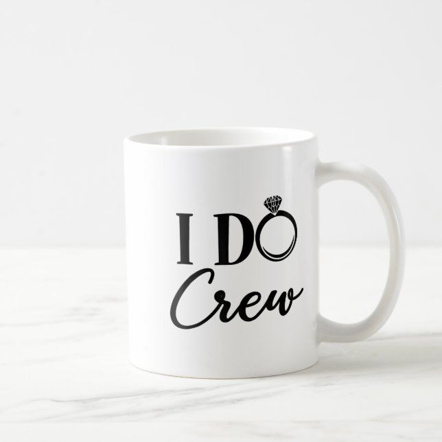 Taza De Café I Do Crew, Bachelorette Party, Matching, Group Bri (Derecha)